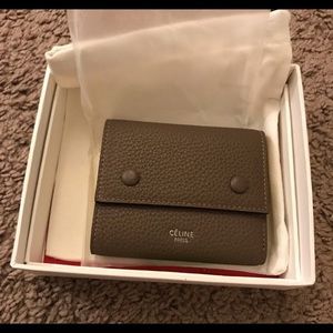 CELINE Souris Color Infold Leather Walle